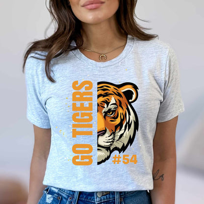Tigers Shirt Personalized Tiger Football Shirt Game Day Shirt Team Spirit Shirt Football Mom Tshirt Tigers Spirit Shirt Tigers Mom Shirt