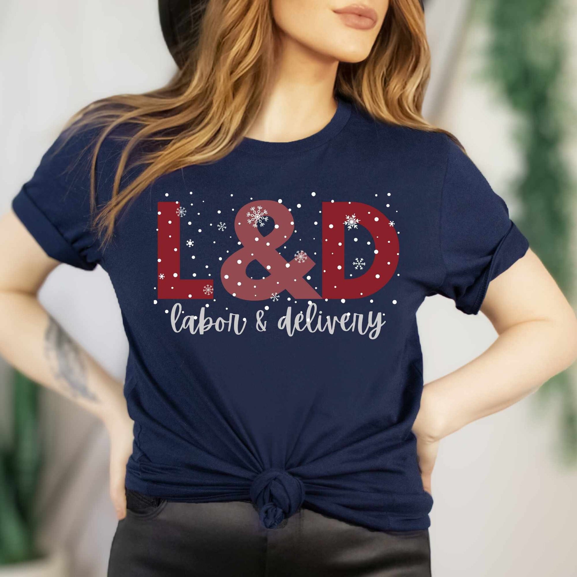 L&D Nurse Christmas Shirt | Labor and Delivery T-Shirt | L and D Tee