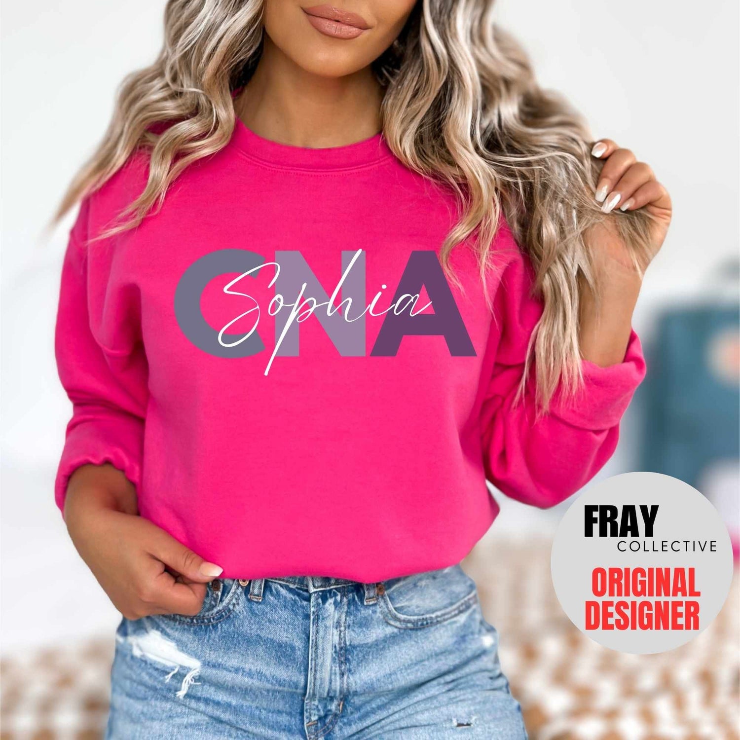 Personalized CNA Sweatshirt Custom CNA Shirt CNA Gift Nurse Appreciation Gift Certified Nursing Assistant Pullover Cna Sweatshirt Cna Gift
