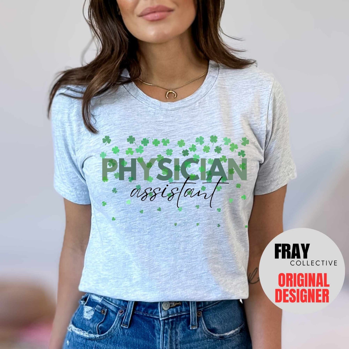 Physician Assistant St Patricks Day Shirt, PA Shamrock Tee, Lucky PA Gift