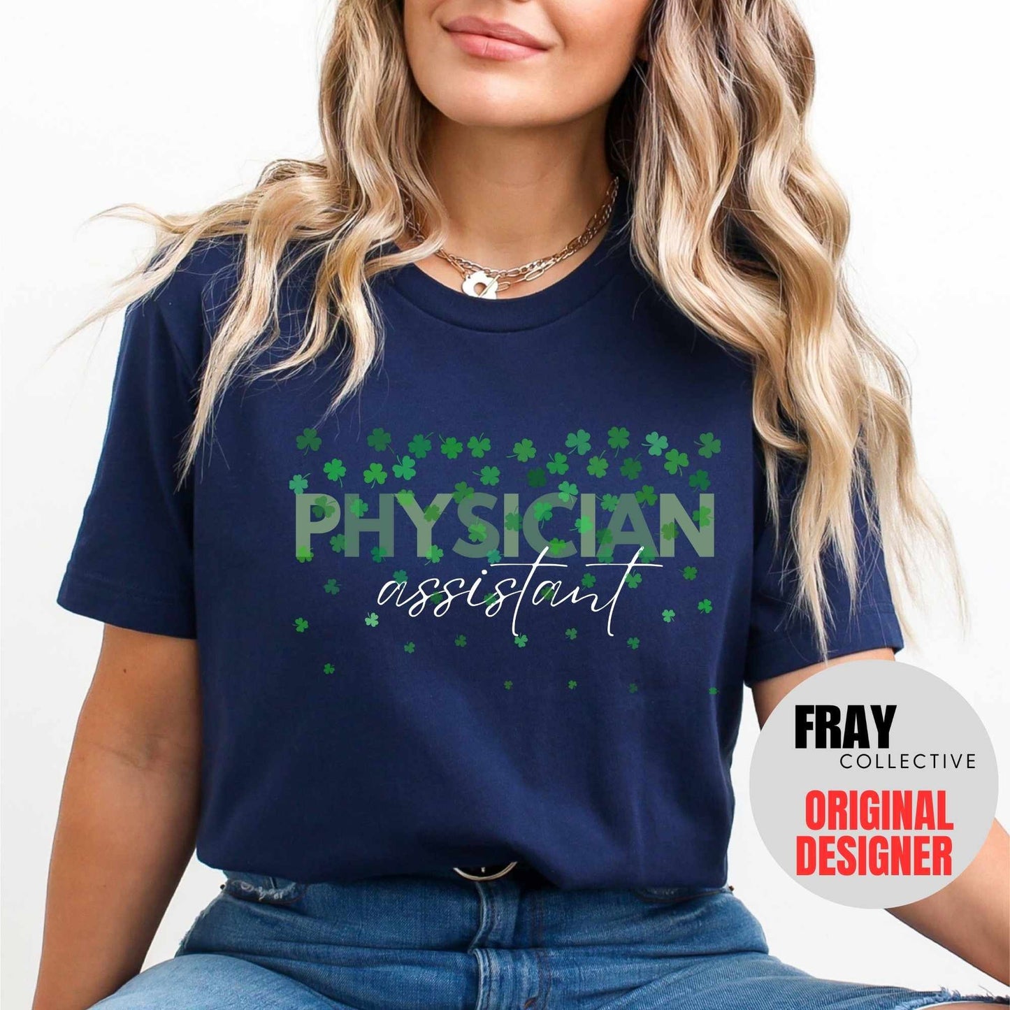 Physician Assistant St Patricks Day Shirt, PA Shamrock Tee, Lucky PA Gift