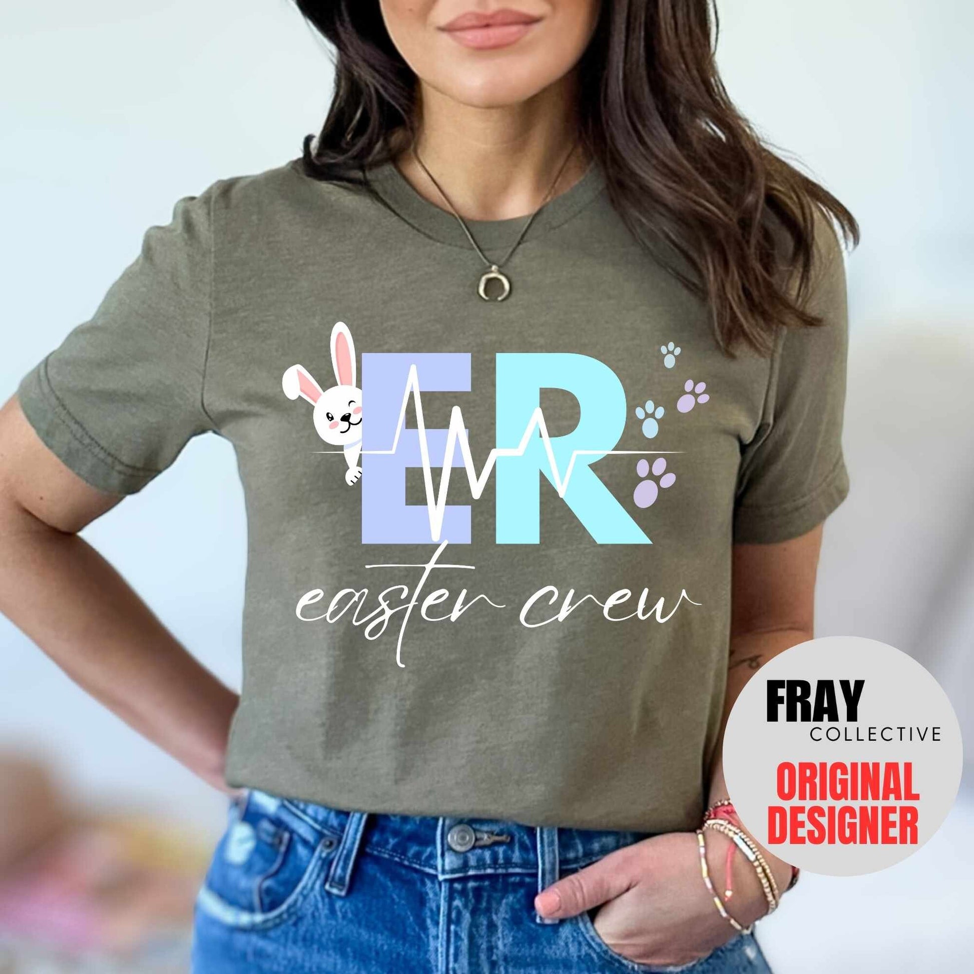 Easter Emergency Department Matching Shirts ER Nurse Easter Crew Tshirt Emergency Room Tech Gift ER Tech Shirt Emergency RN Nurse Gift