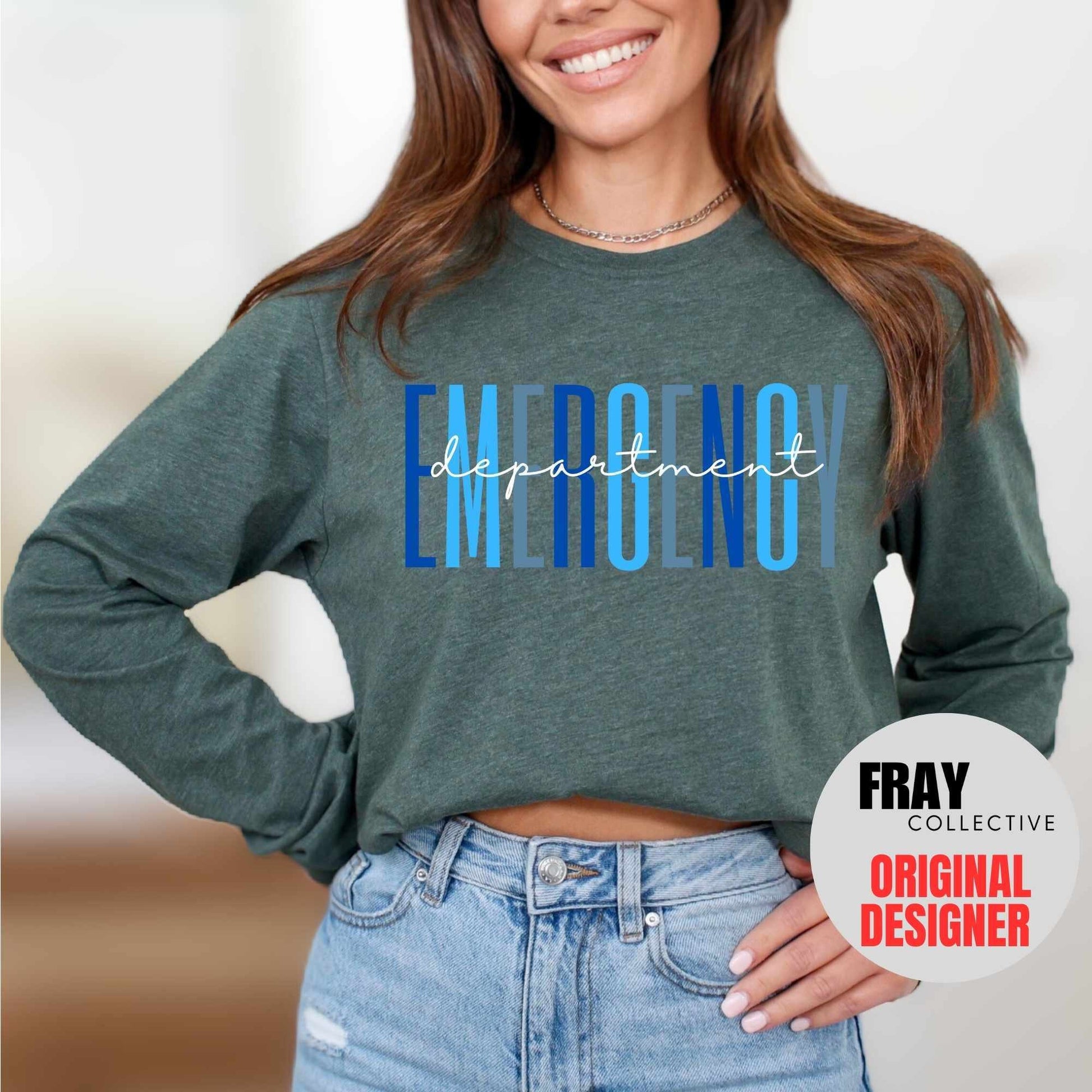 Emergency Department Shirt ER T Shirt ED Nurse Emergency Medicine ED Rn Registered Nurse Emergency Room Er Tech T Shirt Er Nurse Gift