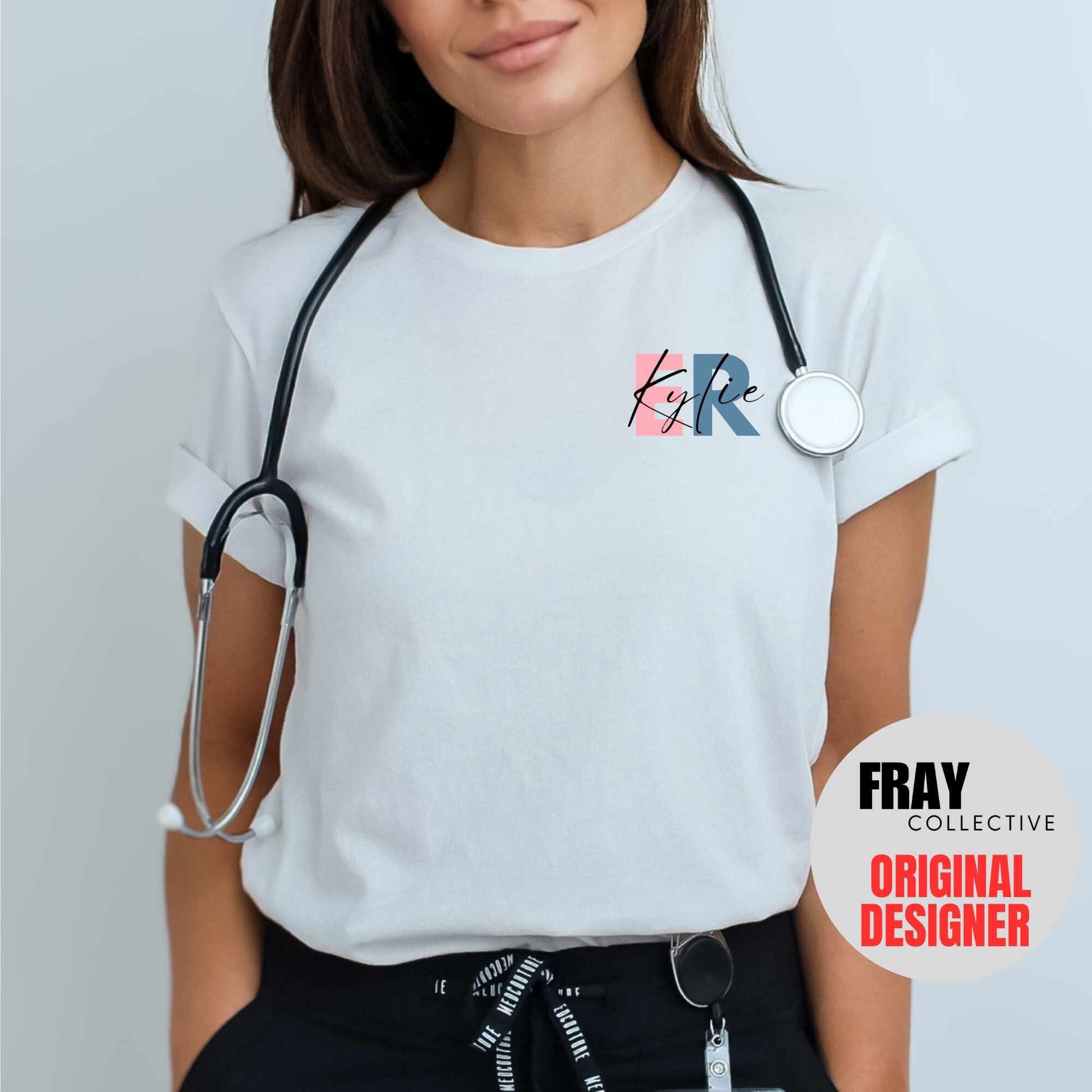 Personalized ER Shirt Custom Emergency Department T-shirt Emergency Nurse Gift ED RN Nurse Appreciation Gift Emergency Tech Gift Team Tees