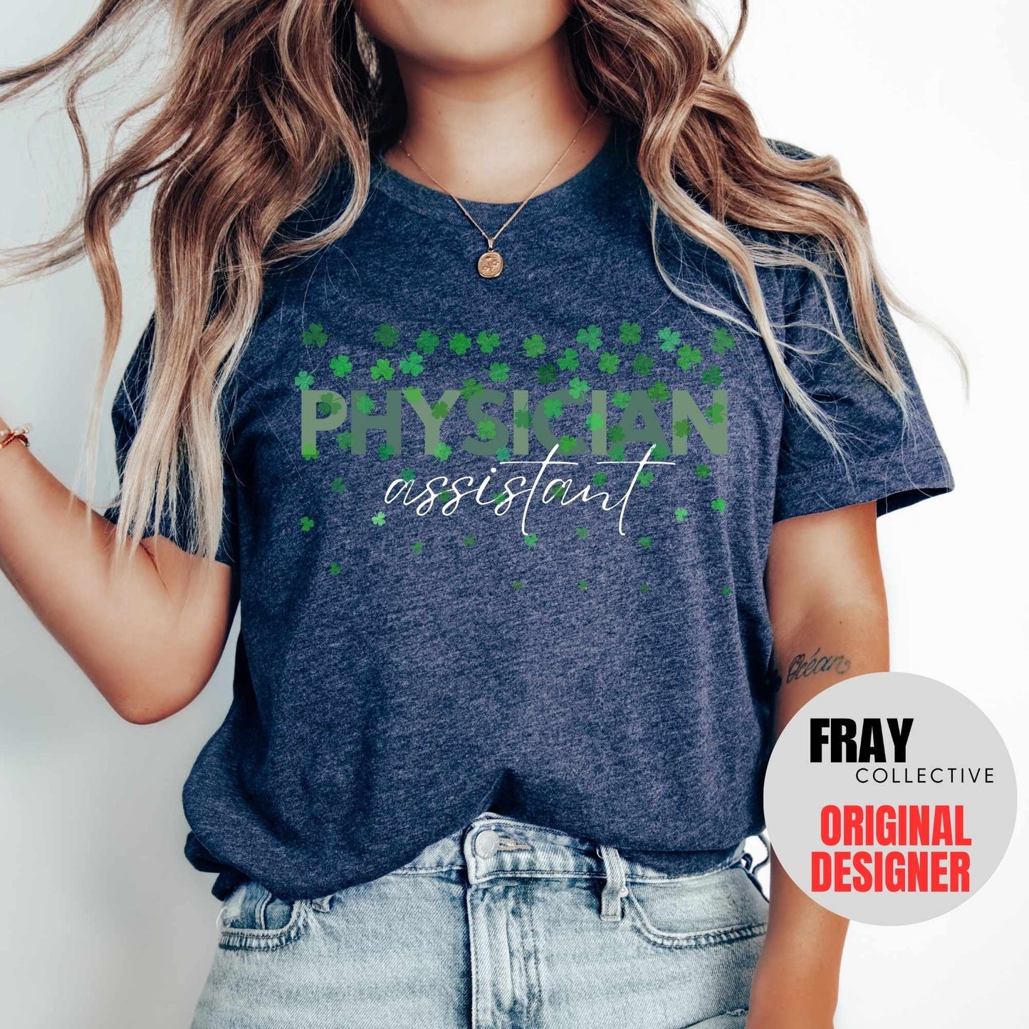 Physician Assistant St Patricks Day Shirt, PA Shamrock Tee, Lucky PA Gift