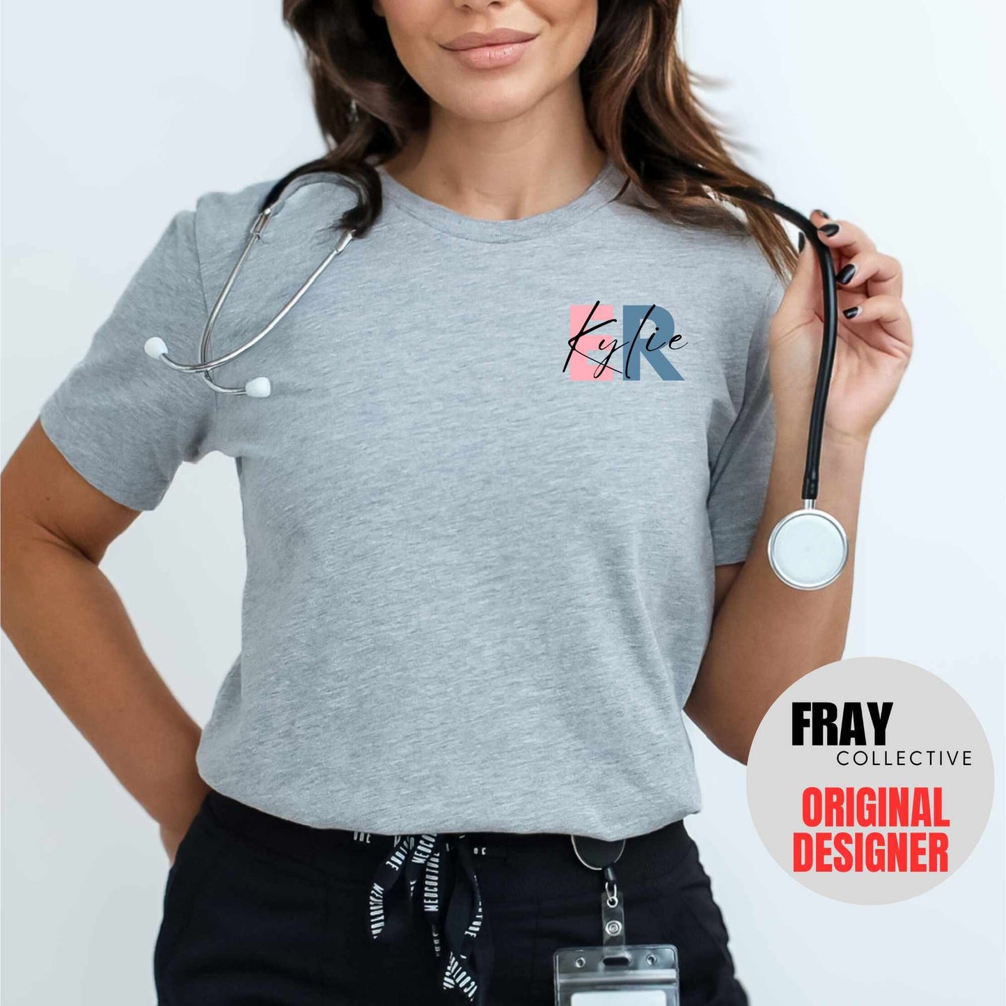 Personalized ER Shirt Custom Emergency Department T-shirt Emergency Nurse Gift ED RN Nurse Appreciation Gift Emergency Tech Gift Team Tees