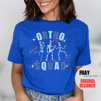 Ortho Nurse Shirt Orthopedics 4th July Shirt Ortho Squad Crew 4th T-Shirt Independence Day Nurse Tee Otho Tech Gift Ortho 4th Team Shirts