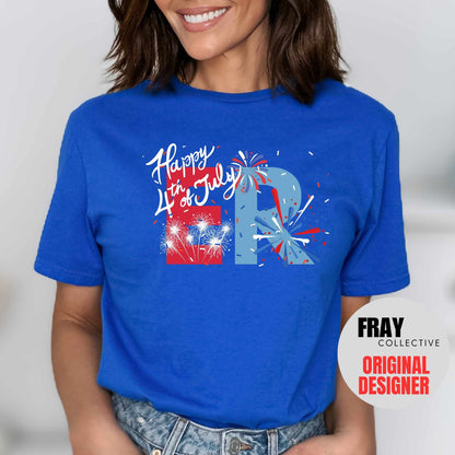 ER Nurse 4th of July T-Shirt ER Shirt Patriotic Emergency Nurse American July 4th Independence Day Emergency Room Rn Shirt Fourth July Tee