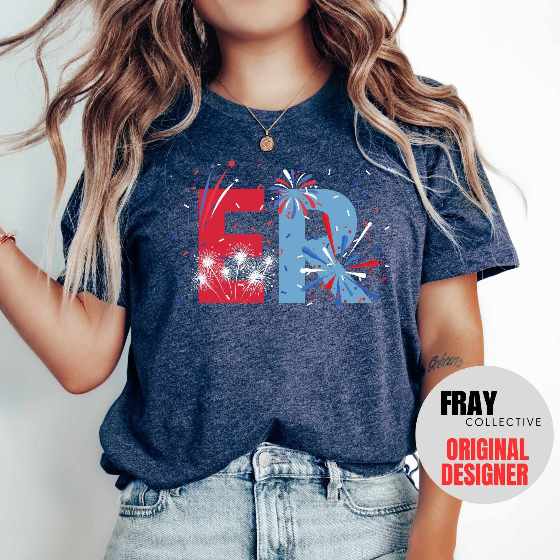 ER Nurse 4th of July T-Shirt ER Shirt Patriotic Emergency Nurse American July 4th Independence Day Emergency Room Rn Tee Memorial Labor Day