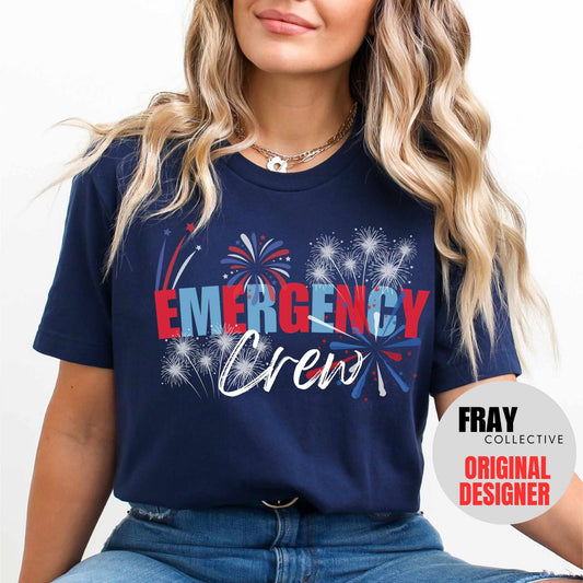 Emergency Department 4th July Shirt ER Nurse 4th T-Shirt Independence Day Emergency Room Nurse 4th July Tee ER Tech Gift ER 4th Team Shirts