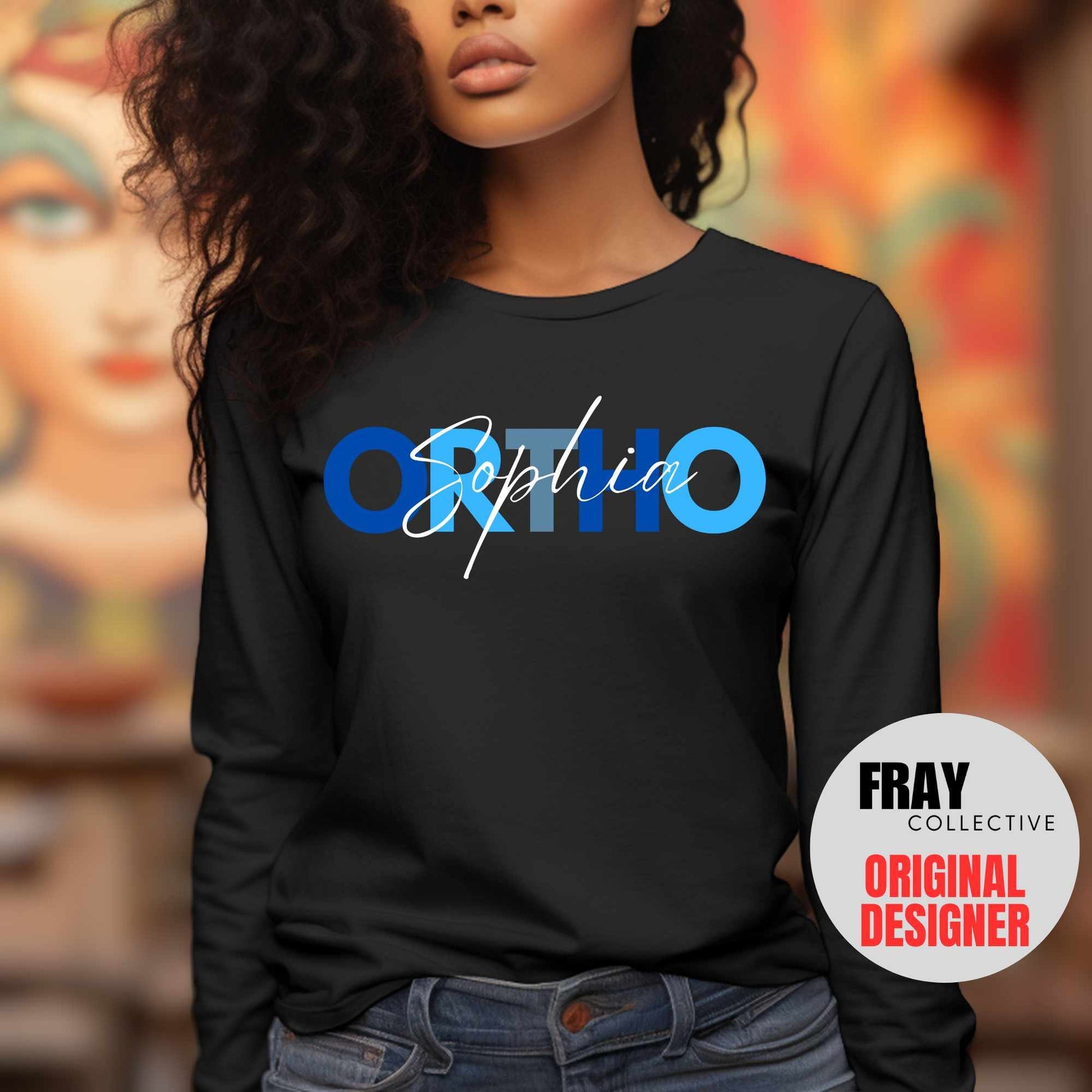 Orthopedic Nurse Long Sleeve Shirt: Personalized Ortho Team Shirts | Orthodontics Shirt