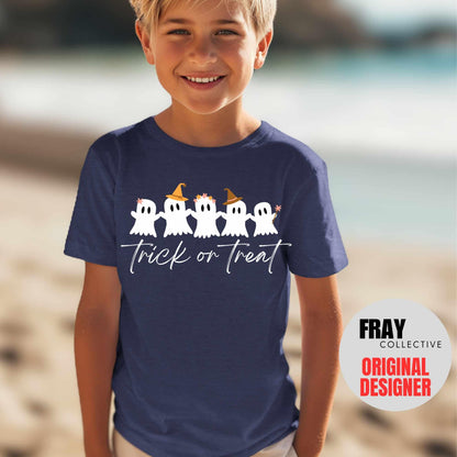 Kids Ghost T-Shirt | Halloween Trick or Treat Tee