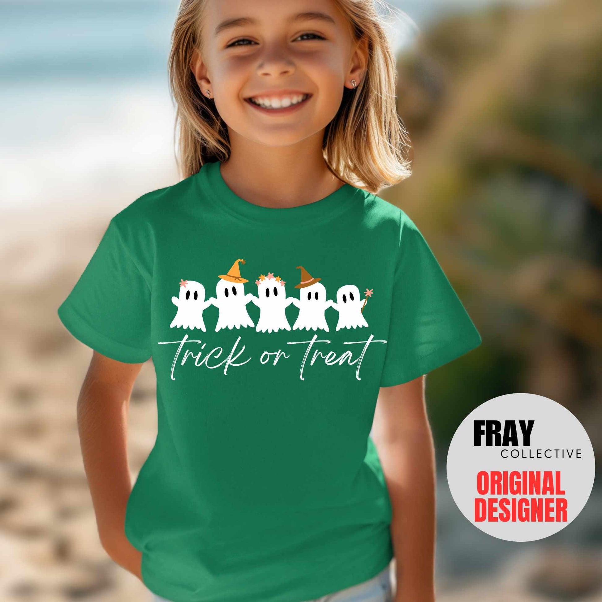 Kids Ghost T-Shirt | Halloween Trick or Treat Tee