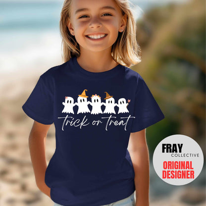 Kids Ghost T-Shirt | Halloween Trick or Treat Tee