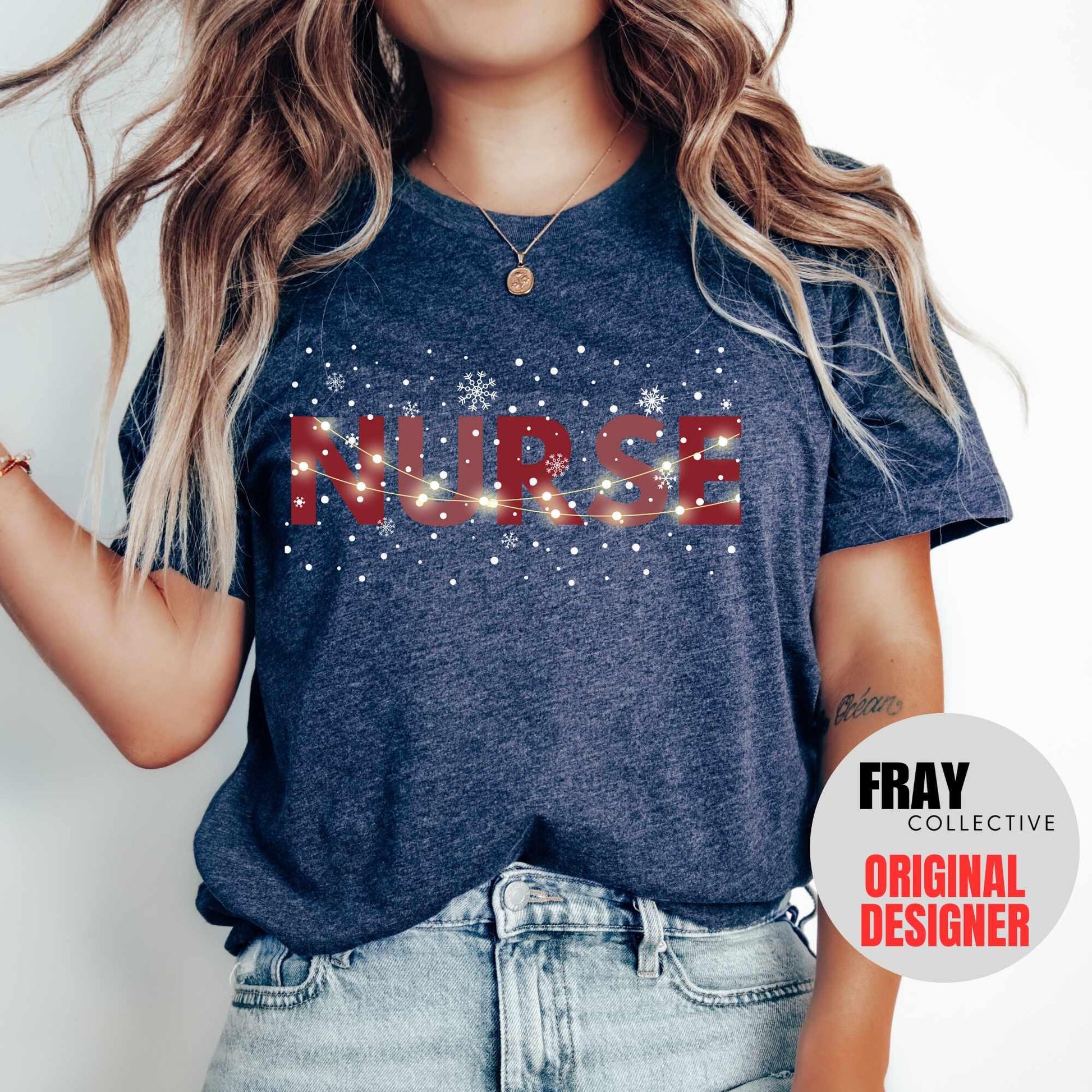 Christmas Nurse Shirt | Holiday RN Tee, LVN Christmas Gift