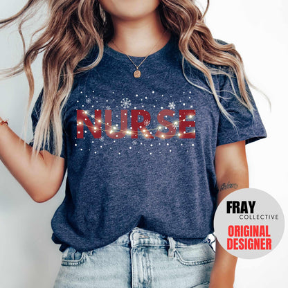 Christmas Nurse Shirt | Holiday RN Tee, LVN Christmas Gift