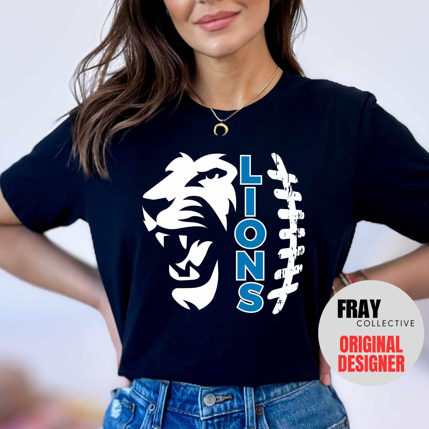 Lions Football Shirt Team Mascot Shirt Tis The Season Football T-Shirt Fan Shirt School Spirit Shirt Mom Football Shirt Dad Football Tee
