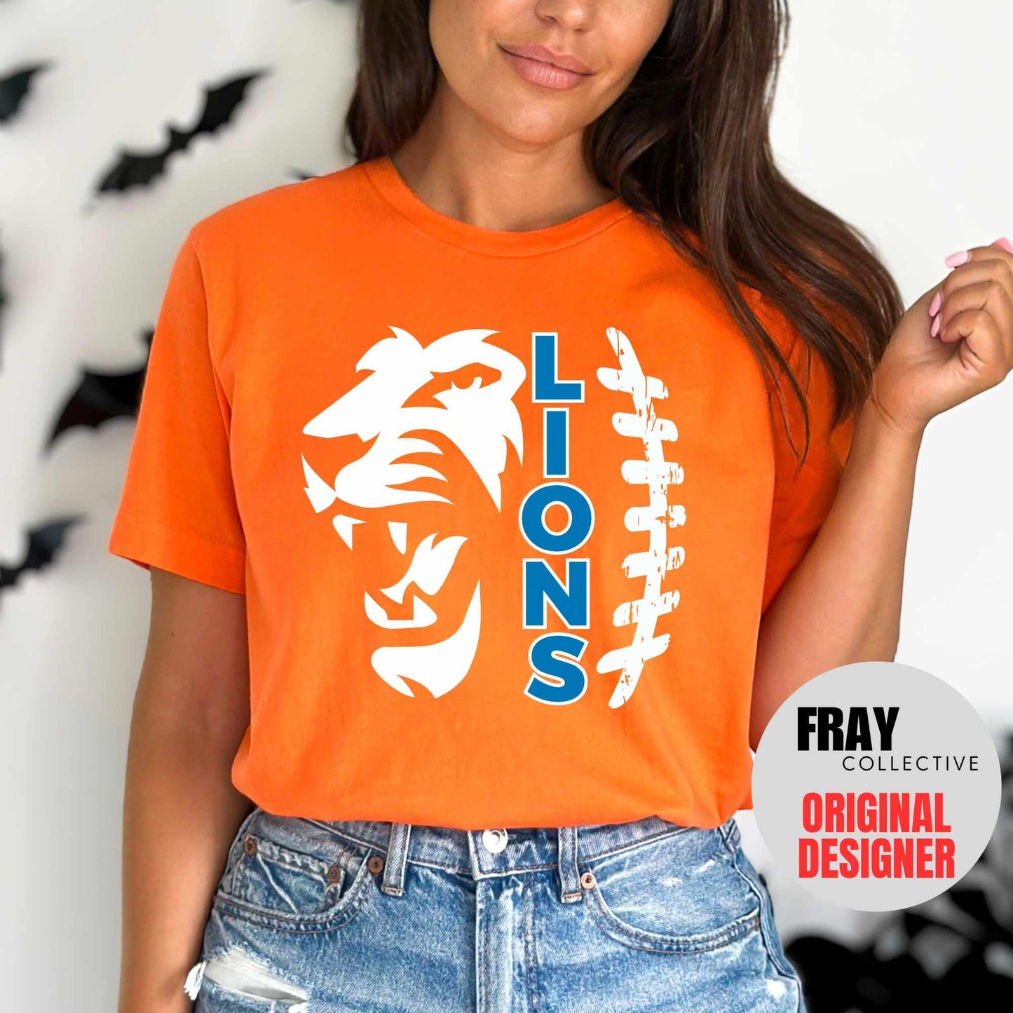Lions Football Shirt Team Mascot Shirt Tis The Season Football T-Shirt Fan Shirt School Spirit Shirt Mom Football Shirt Dad Football Tee