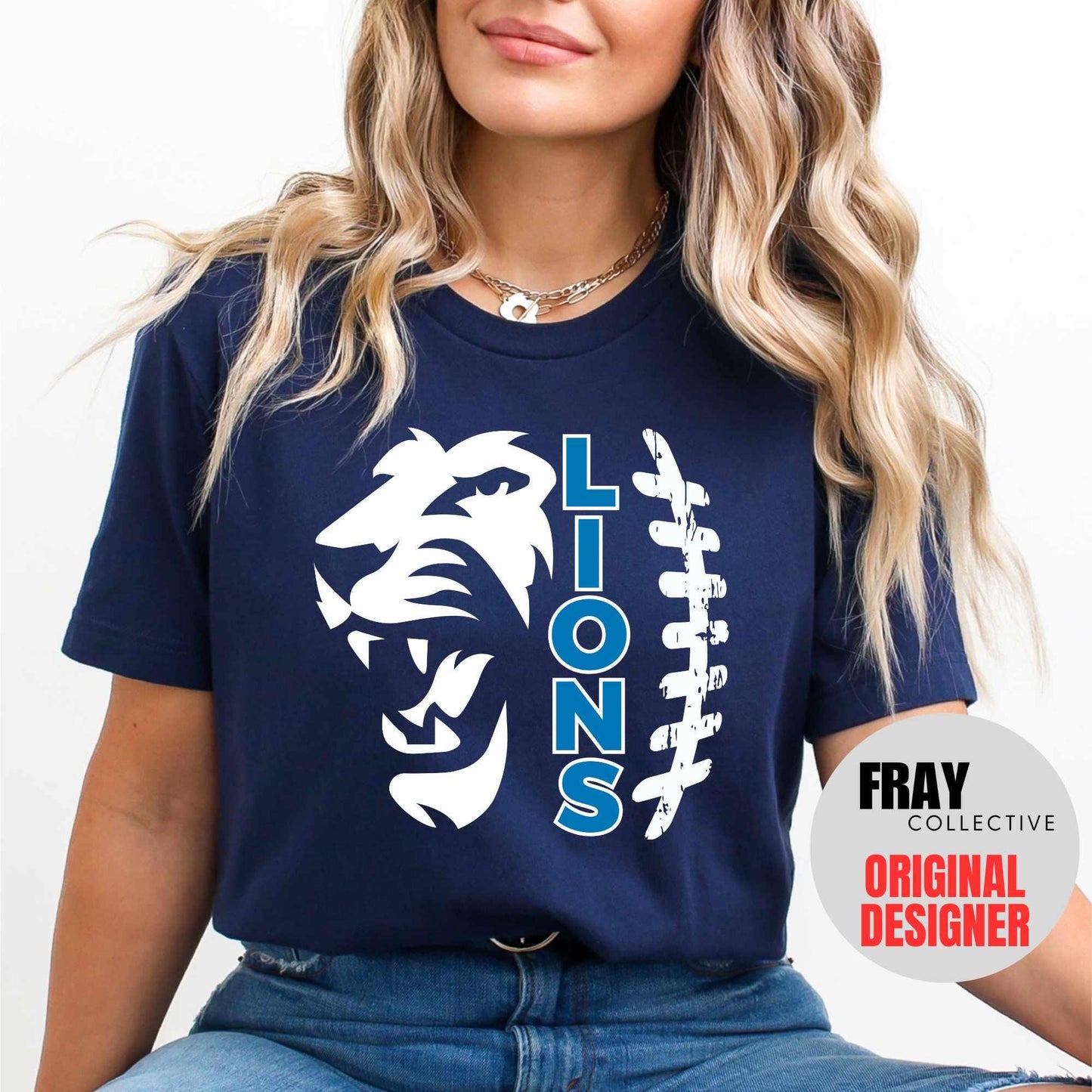 Lions Football Shirt Team Mascot Shirt Tis The Season Football T-Shirt Fan Shirt School Spirit Shirt Mom Football Shirt Dad Football Tee