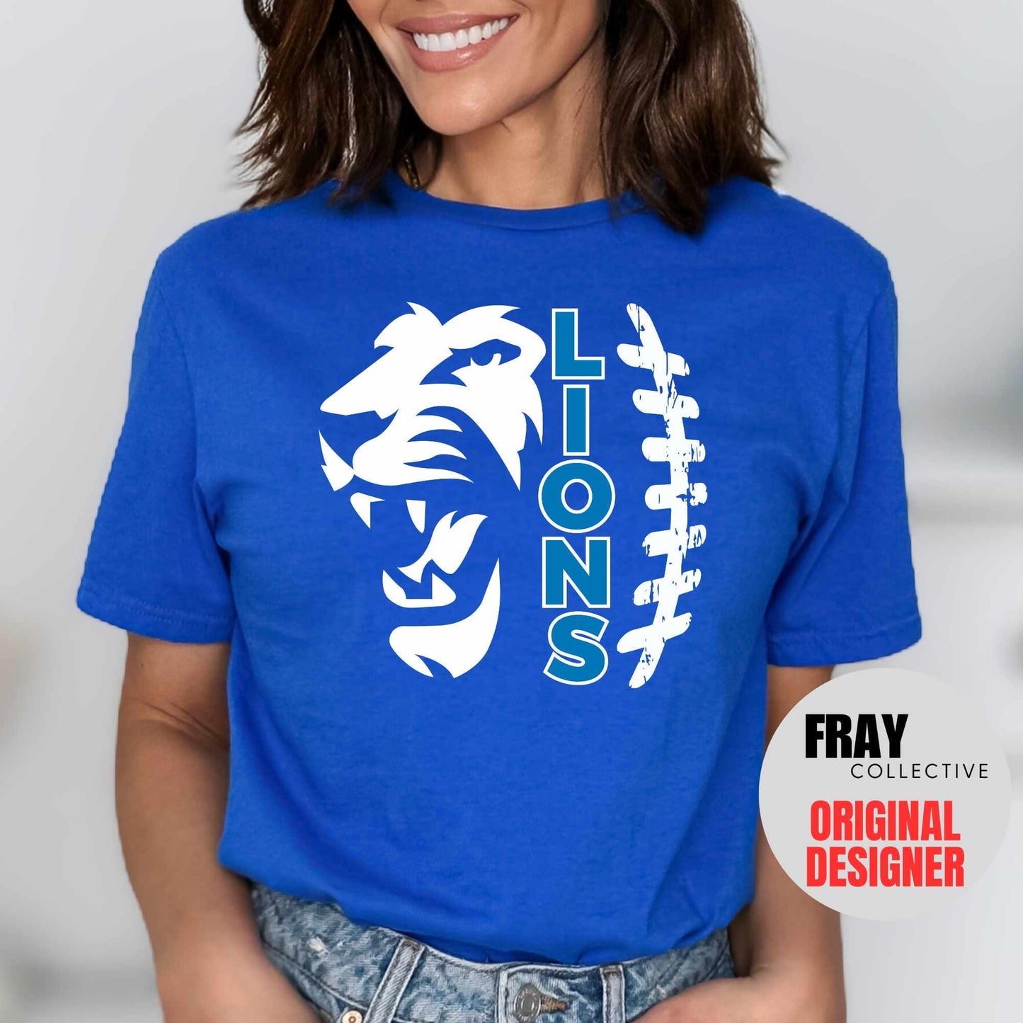 Lions Football Shirt Team Mascot Shirt Tis The Season Football T-Shirt Fan Shirt School Spirit Shirt Mom Football Shirt Dad Football Tee