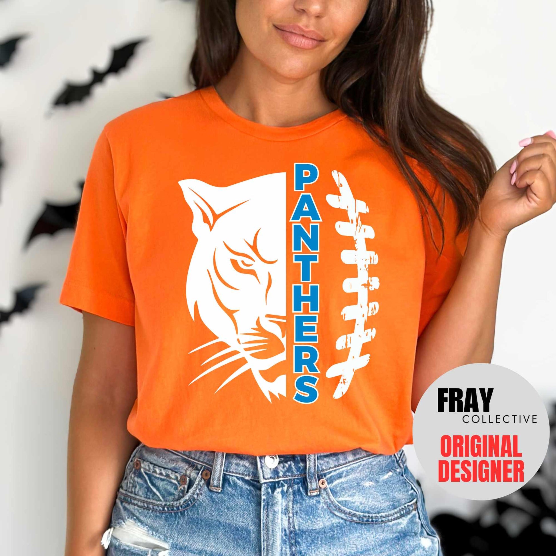Panthers Football Shirt Team Mascot T-Shirt Panthers School Spirit Panthers VolleyBall Basketball Panthers School Shirt Homecoming Fan