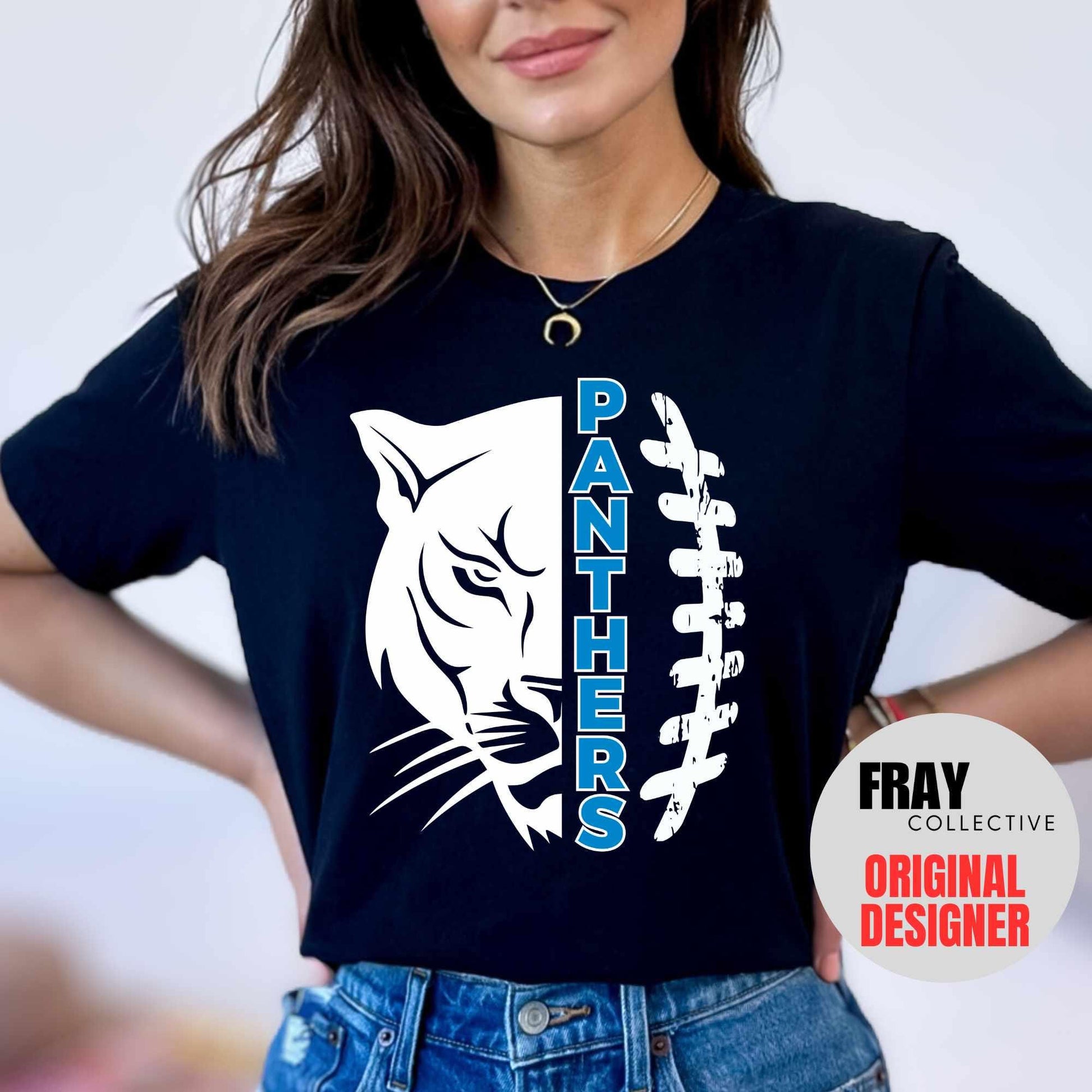 Panthers Football Shirt Team Mascot T-Shirt Panthers School Spirit Panthers VolleyBall Basketball Panthers School Shirt Homecoming Fan