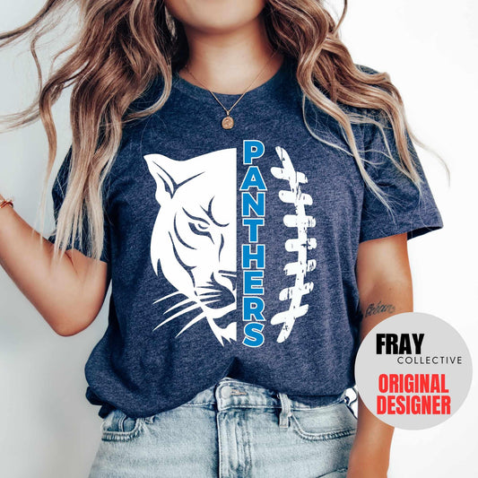 Panthers Football Shirt Team Mascot T-Shirt Panthers School Spirit Panthers VolleyBall Basketball Panthers School Shirt Homecoming Fan