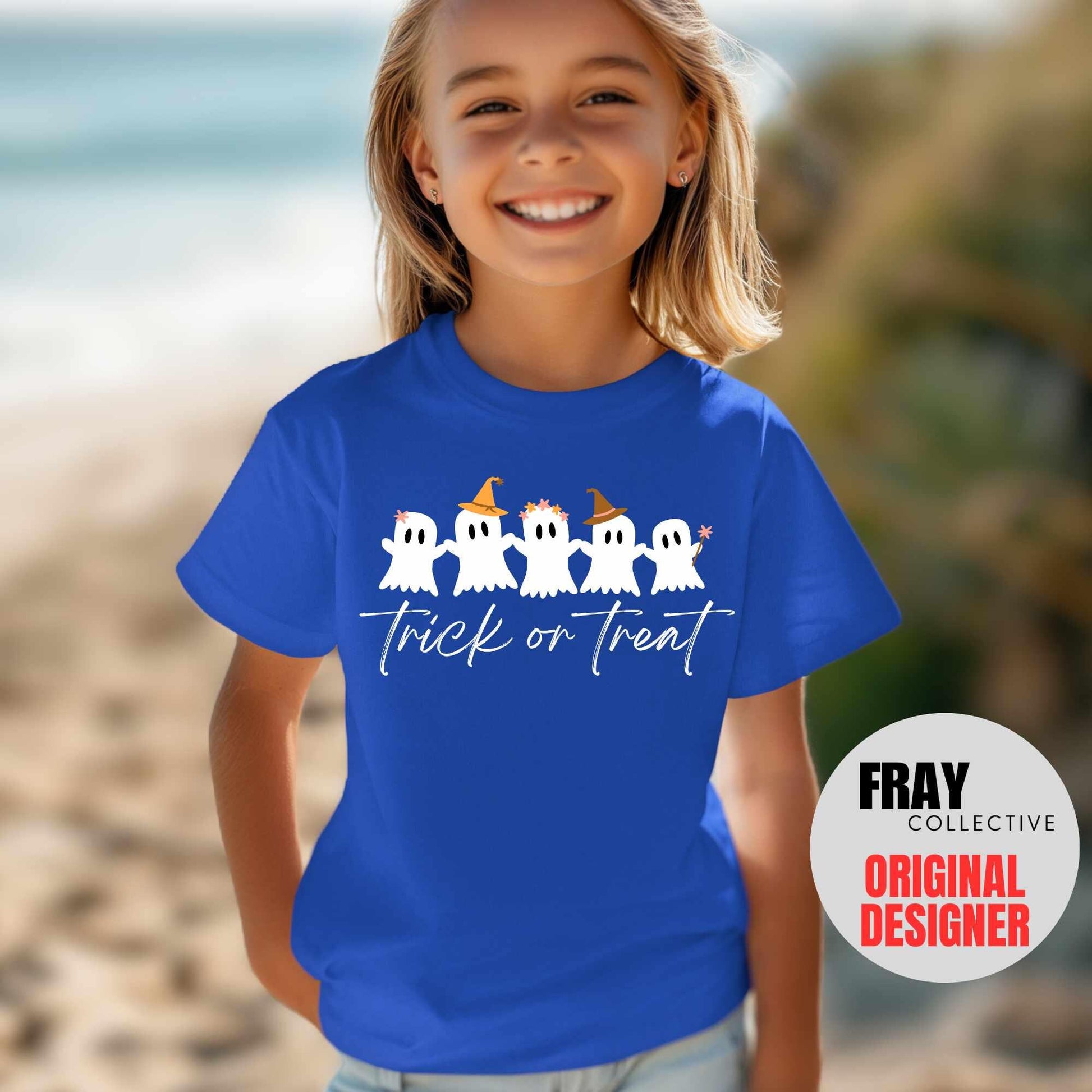 Kids Ghost T-Shirt | Halloween Trick or Treat Tee