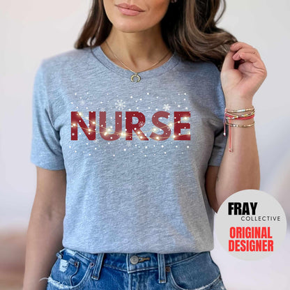 Christmas Nurse Shirt | Holiday RN Tee, LVN Christmas Gift