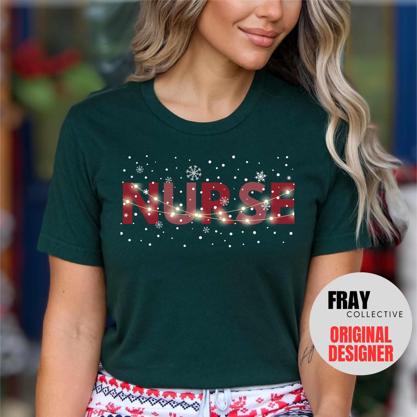 Christmas Nurse Shirt | Holiday RN Tee, LVN Christmas Gift