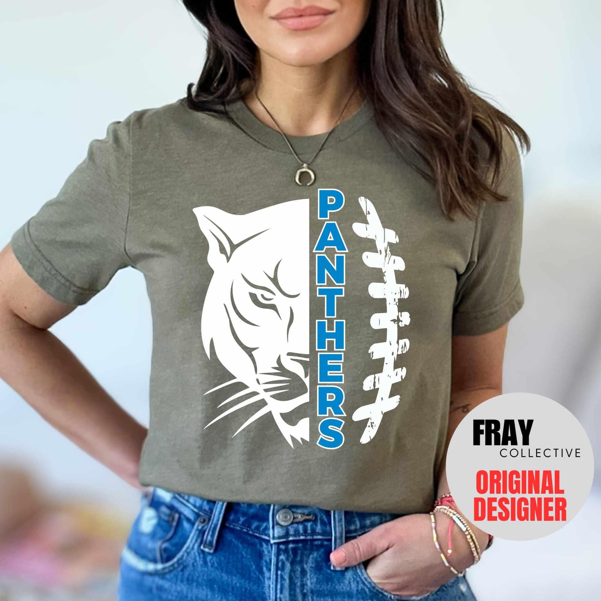 Panthers Football Shirt Team Mascot T-Shirt Panthers School Spirit Panthers VolleyBall Basketball Panthers School Shirt Homecoming Fan