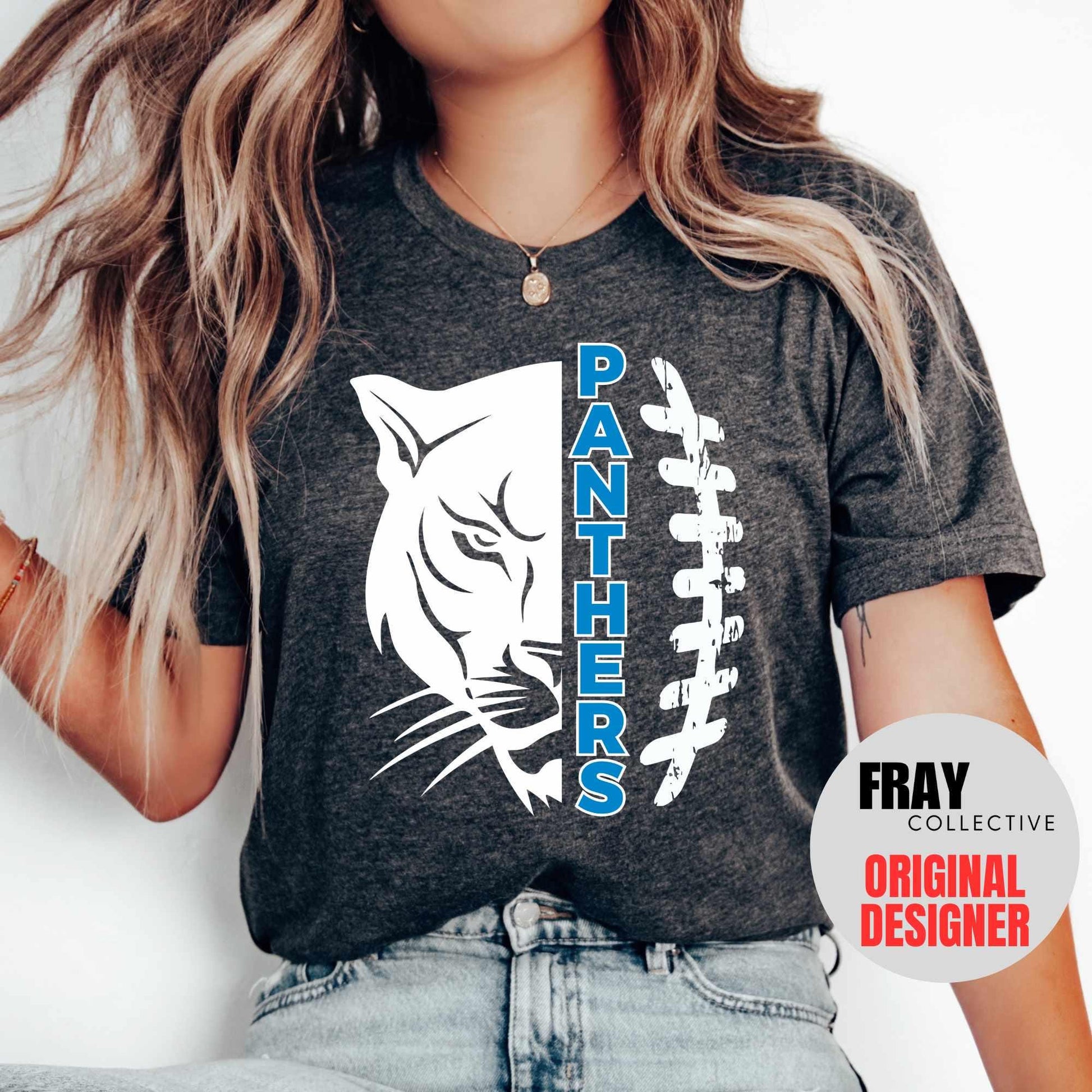 Panthers Football Shirt Team Mascot T-Shirt Panthers School Spirit Panthers VolleyBall Basketball Panthers School Shirt Homecoming Fan