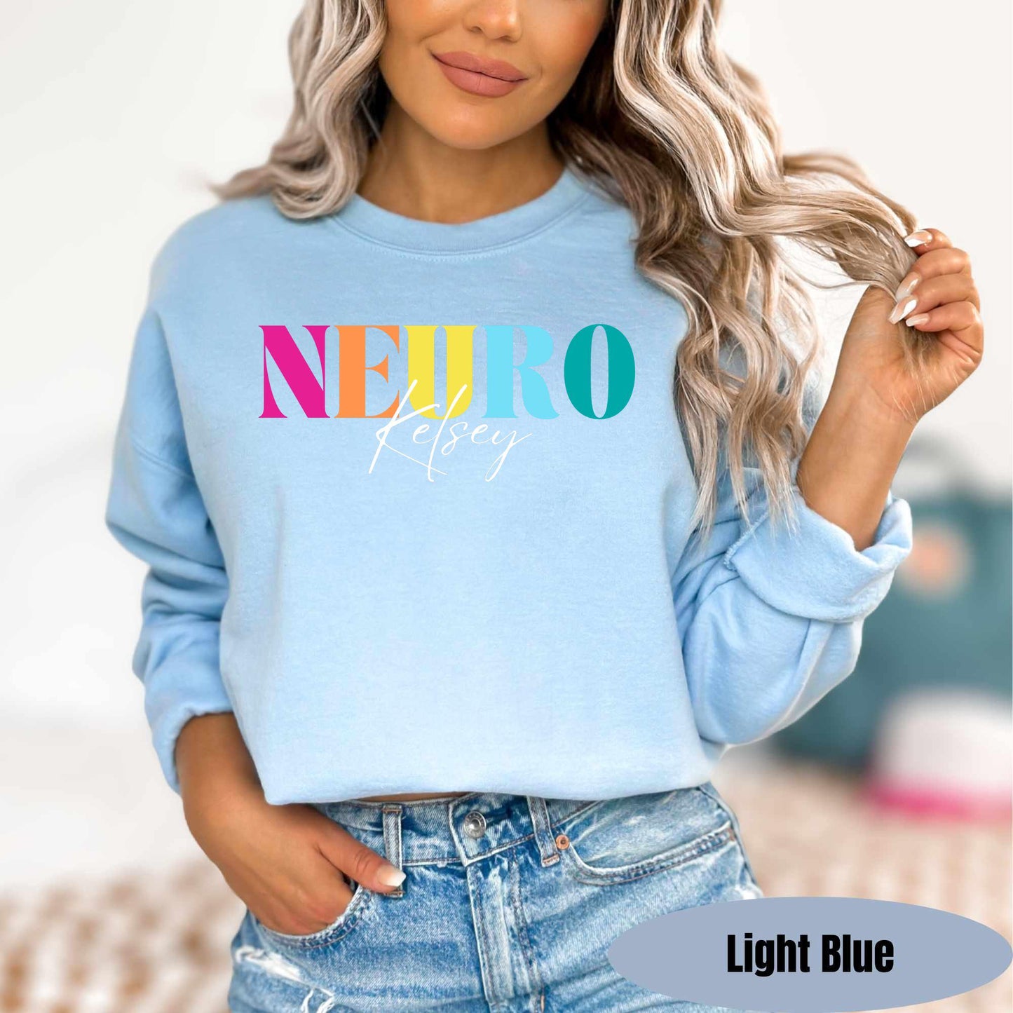Personalized Neuro Sweatshirt | Custom Neurology Pullover | Neuro Nurse Sweater