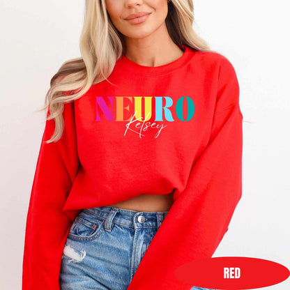 Personalized Neuro Sweatshirt | Custom Neurology Pullover | Neuro Nurse Sweater