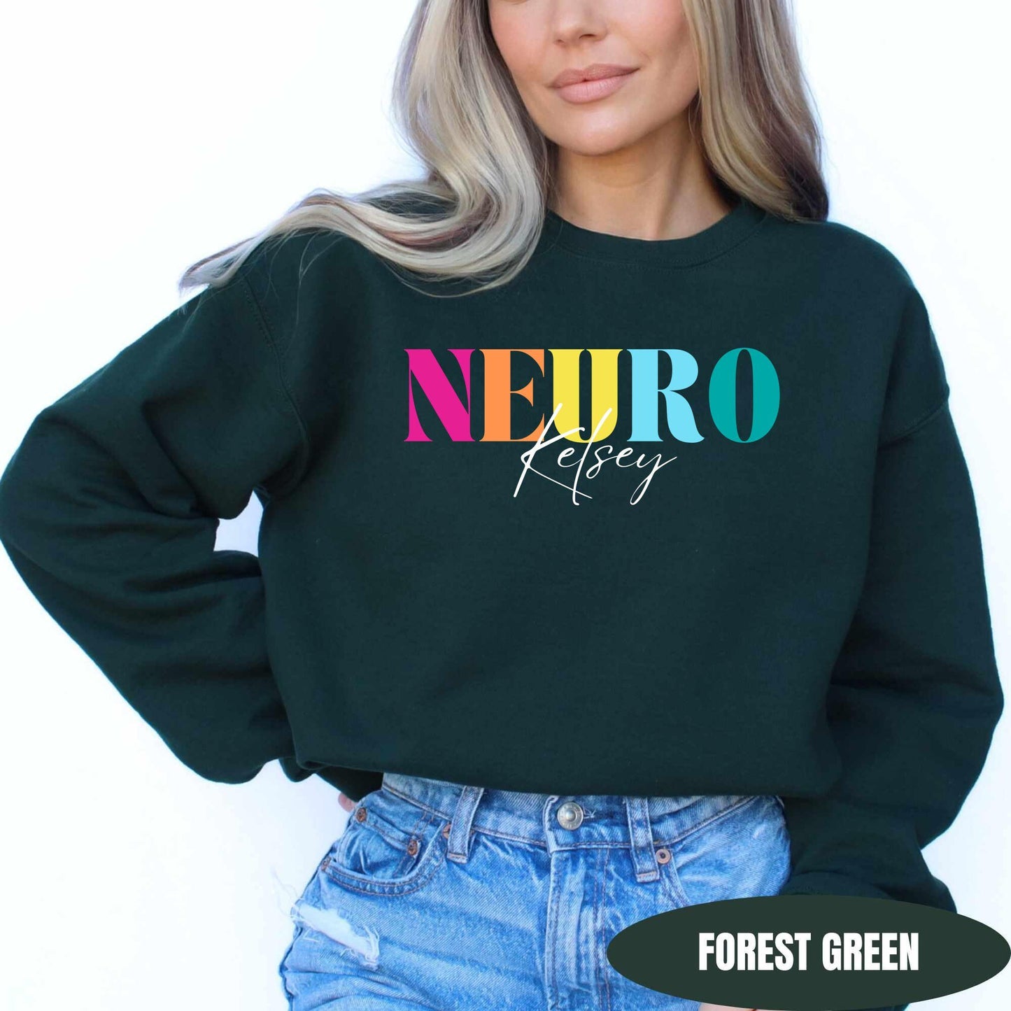 Personalized Neuro Sweatshirt | Custom Neurology Pullover | Neuro Nurse Sweater