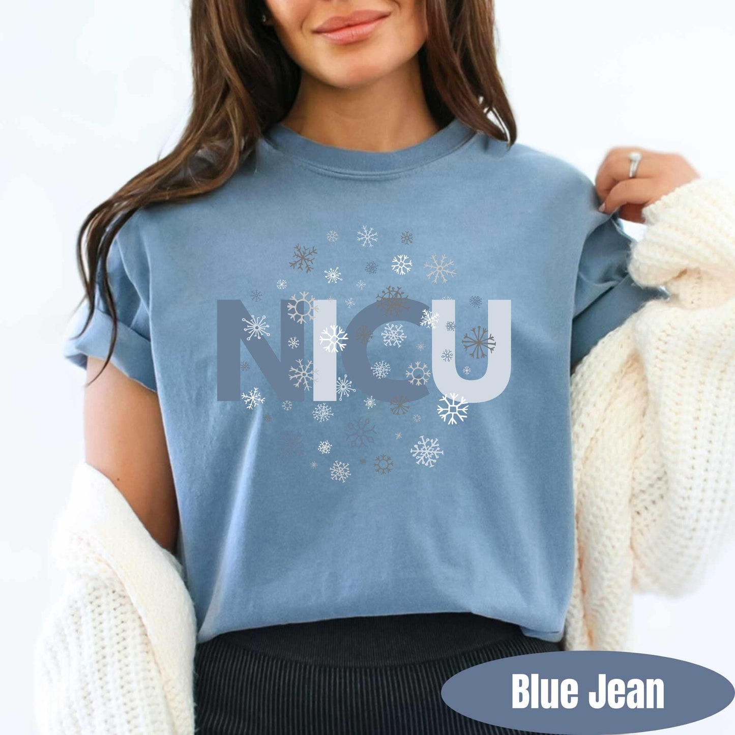 NICU Christmas Shirt Comfort Colors NICU Nurse Christmas T-Shirt NICU Crew Xmas Group Shirts Neonatal Icu Nurse Gift for Nicu Rn Grad Gift