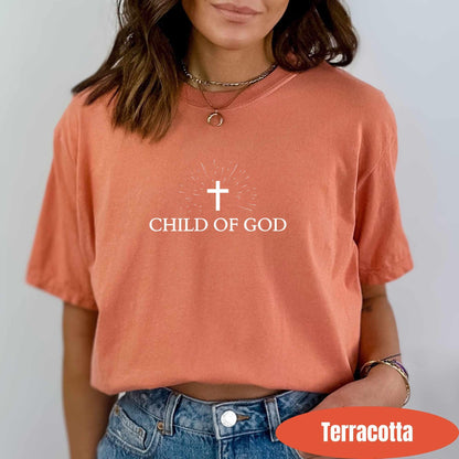 Child of God Shirt Comfort Colors Jesus is King Unisex Christian Tee Bible Verse Shirt Scripture Tee Christian Streetwear Faith Church Tee