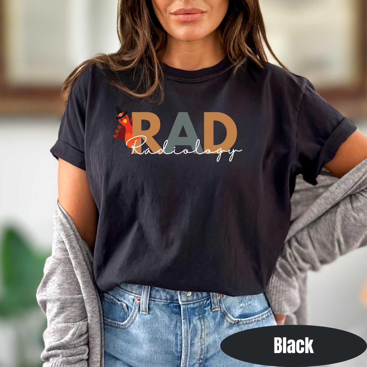 Thanksgiving Radiology Shirt Comfort Colors RAD Tech Fall Tshirt Autumn Xray Tech Gift Group Radiology Department Tee Radiology CT MRI Tech