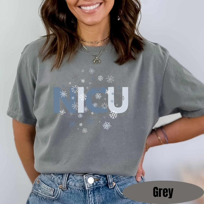 NICU Christmas Shirt Comfort Colors NICU Nurse Christmas T-Shirt NICU Crew Xmas Group Shirts Neonatal Icu Nurse Gift for Nicu Rn Grad Gift