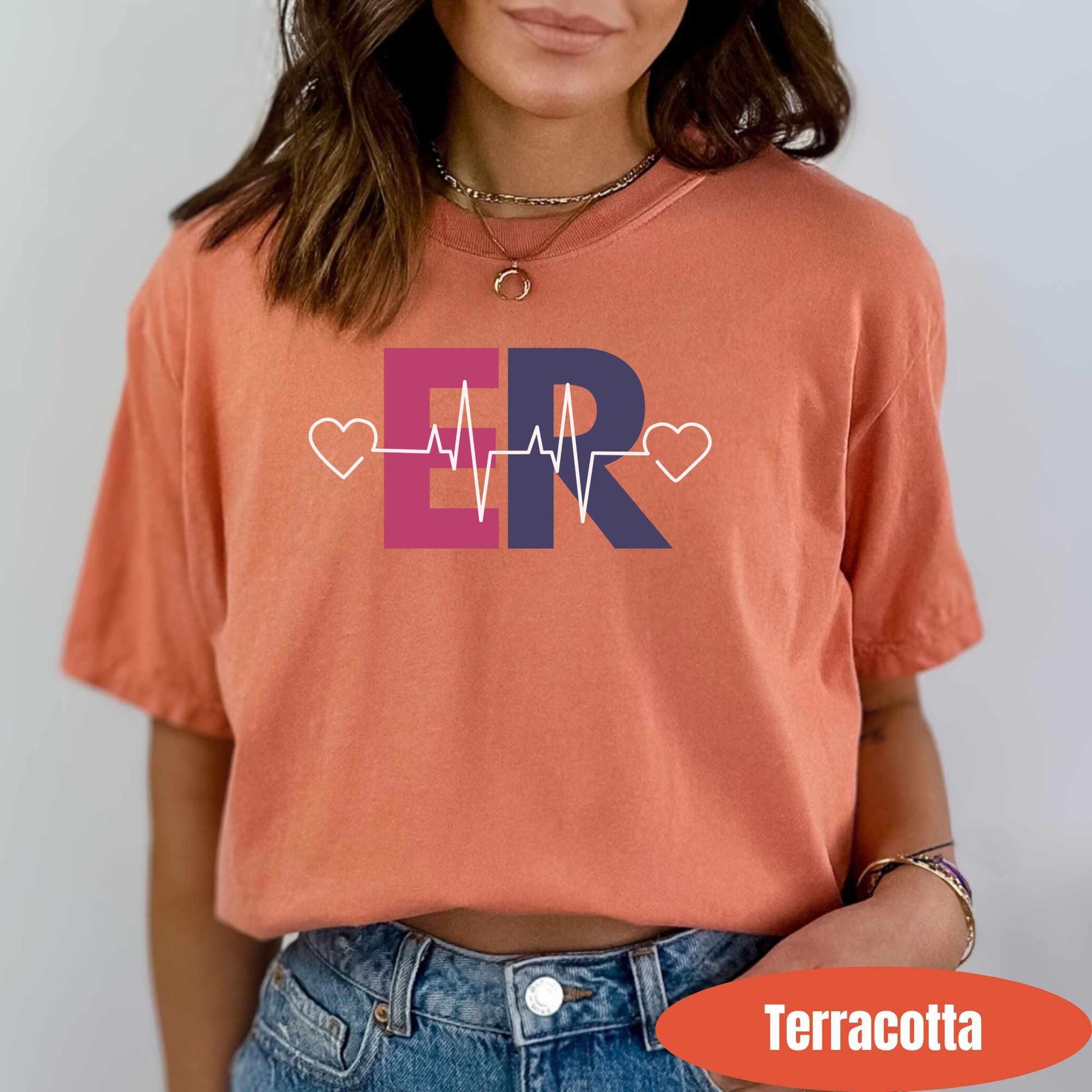 Emergency Department Valentines Day Shirt Comfort Colors ER Valentines Day Tee ER Ed Nurse Rn Tech Vday Emergency Medicine Cupids Favorite