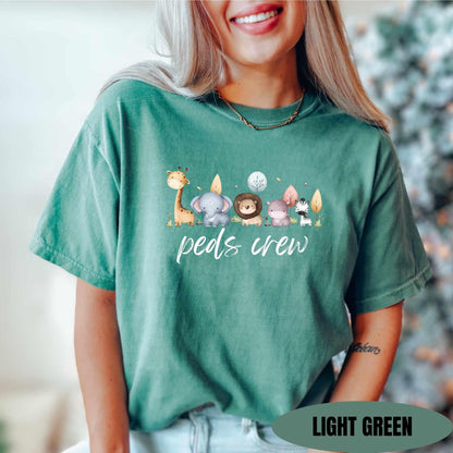 Pediatric Nurse Shirt Comfort Colors Peds Nurse T-Shirt Picu Nurse Shirt Pediatrics Tee Gifts For Nurses Team Shirt Pediatric Nurse Crew