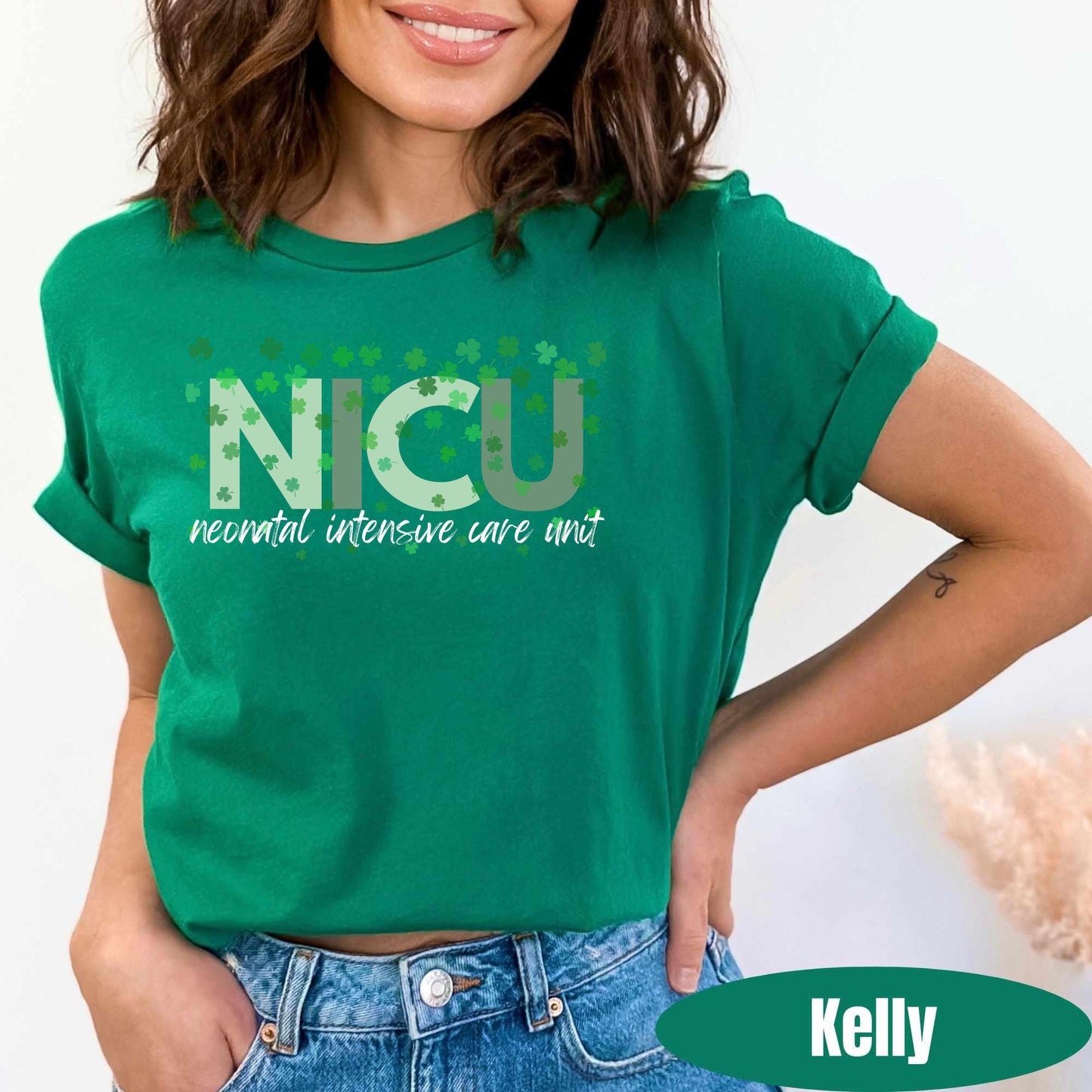 NICU Nurse St Patrick's Day Shirt: Neonatal ICU Tee