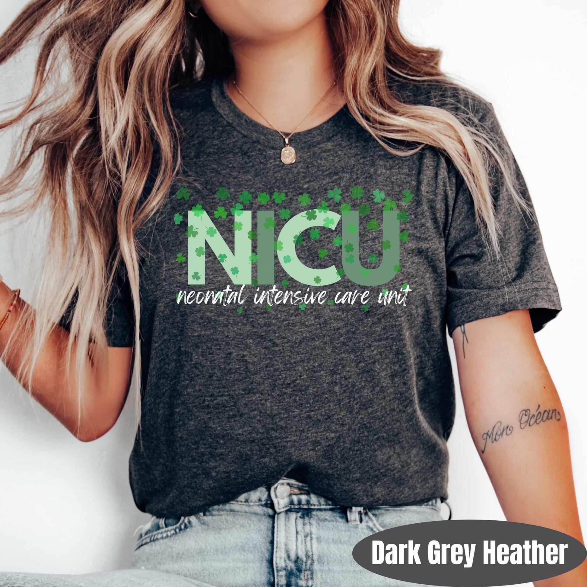 NICU Nurse St Patrick's Day Shirt: Neonatal ICU Tee