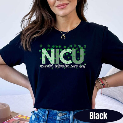 NICU Nurse St Patrick's Day Shirt: Neonatal ICU Tee