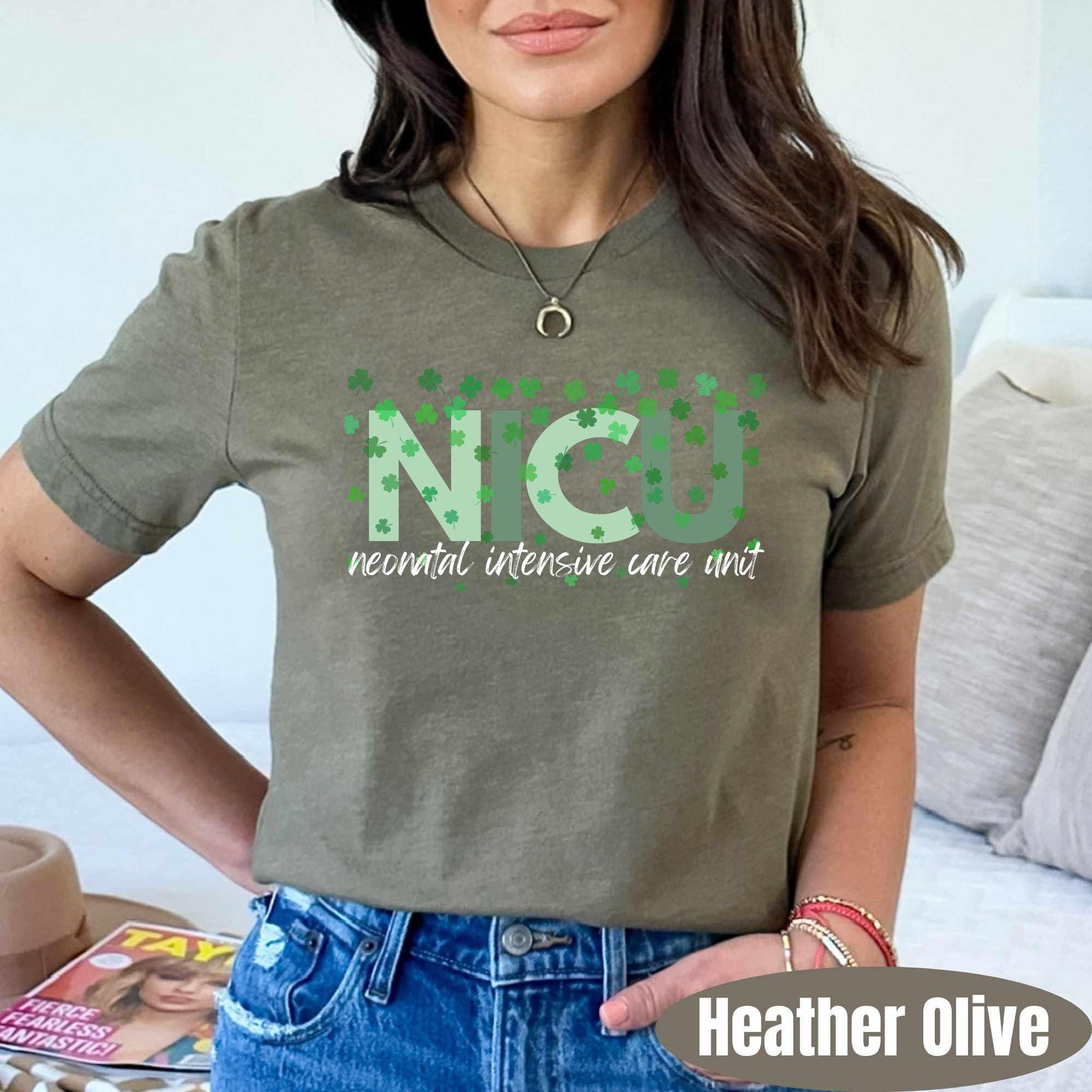NICU Nurse St Patrick's Day Shirt: Neonatal ICU Tee