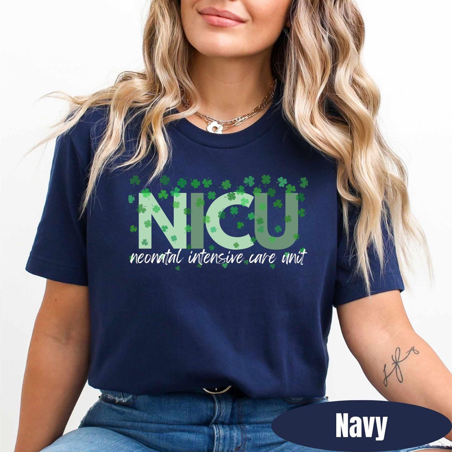NICU Nurse St Patrick's Day Shirt: Neonatal ICU Tee