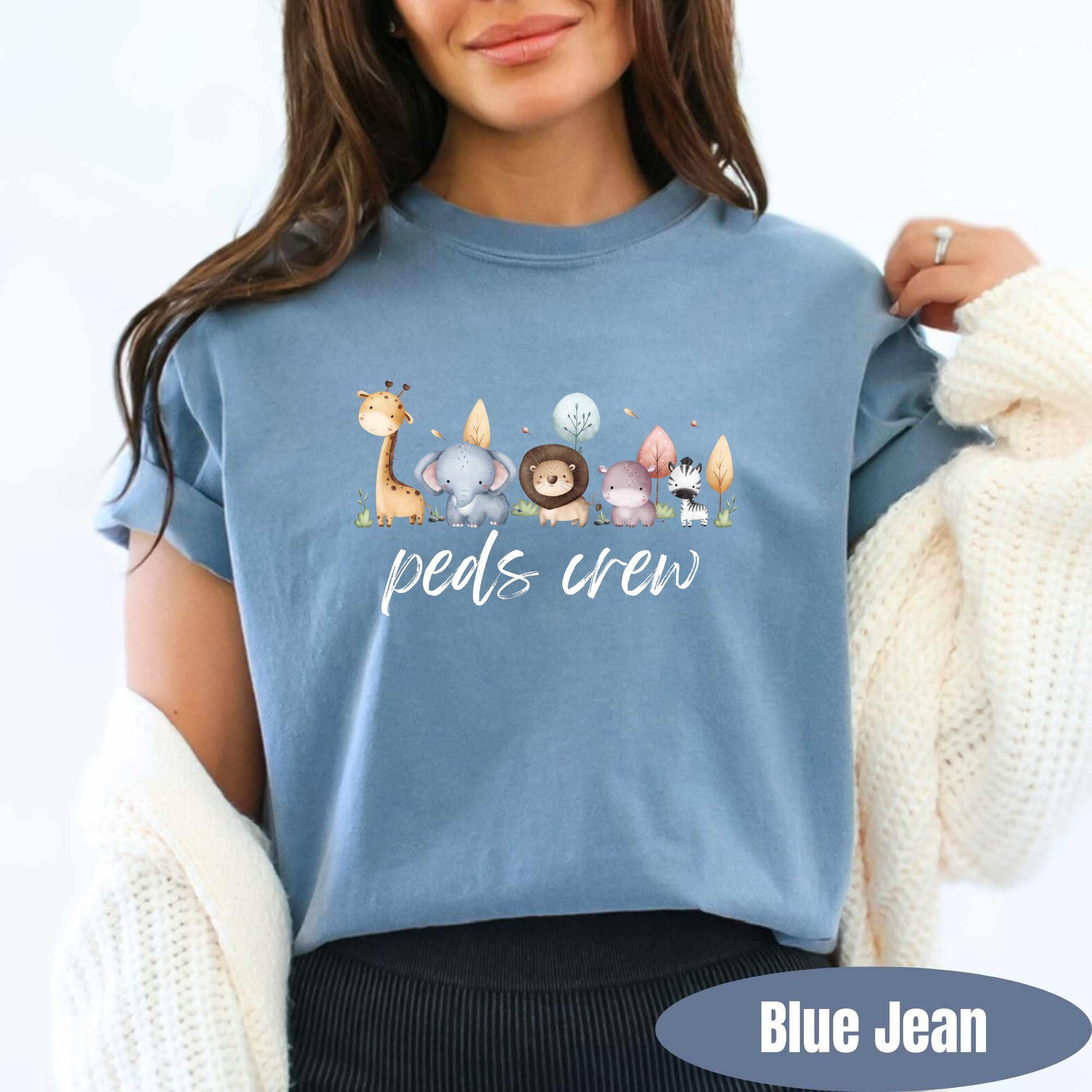 Pediatric Nurse Shirt Comfort Colors Peds Nurse T-Shirt Picu Nurse Shirt Pediatrics Tee Gifts For Nurses Team Shirt Pediatric Nurse Crew