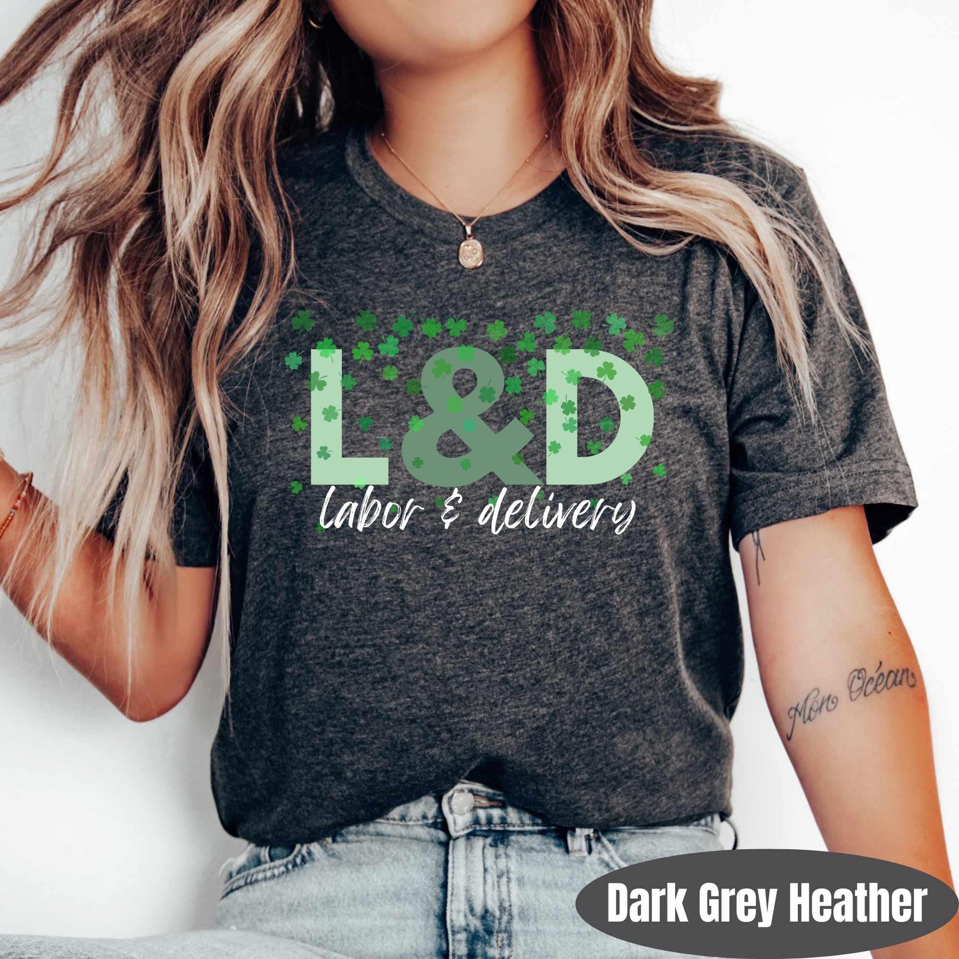 L&D Nurse St Patricks Day Shirt: Lucky Labor and Delivery Tee