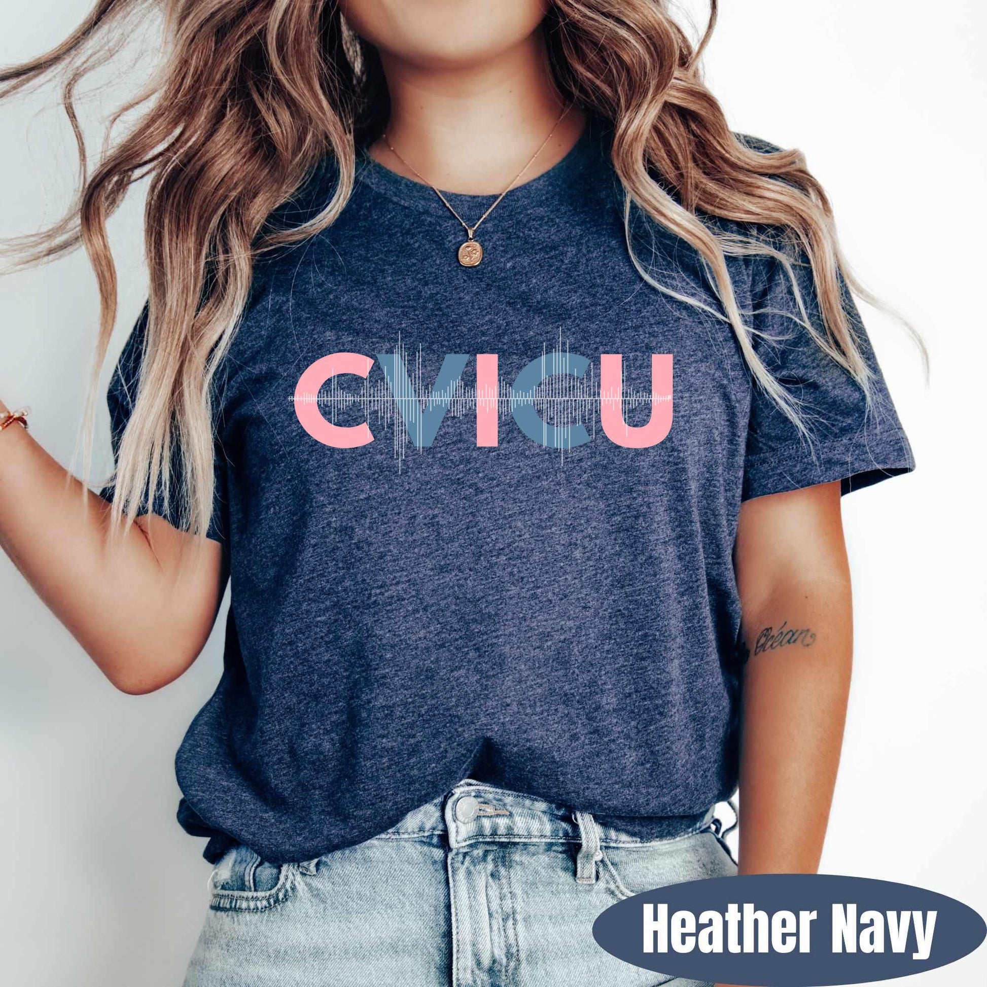 CVICU Nurse Shirt CABG Patch Crew Tshirt Cath Lab RN T-Shirt Ccu Nurse TShirt, Cv Icu Cardiac Care Unit Tee Cardiology cardiovascular
