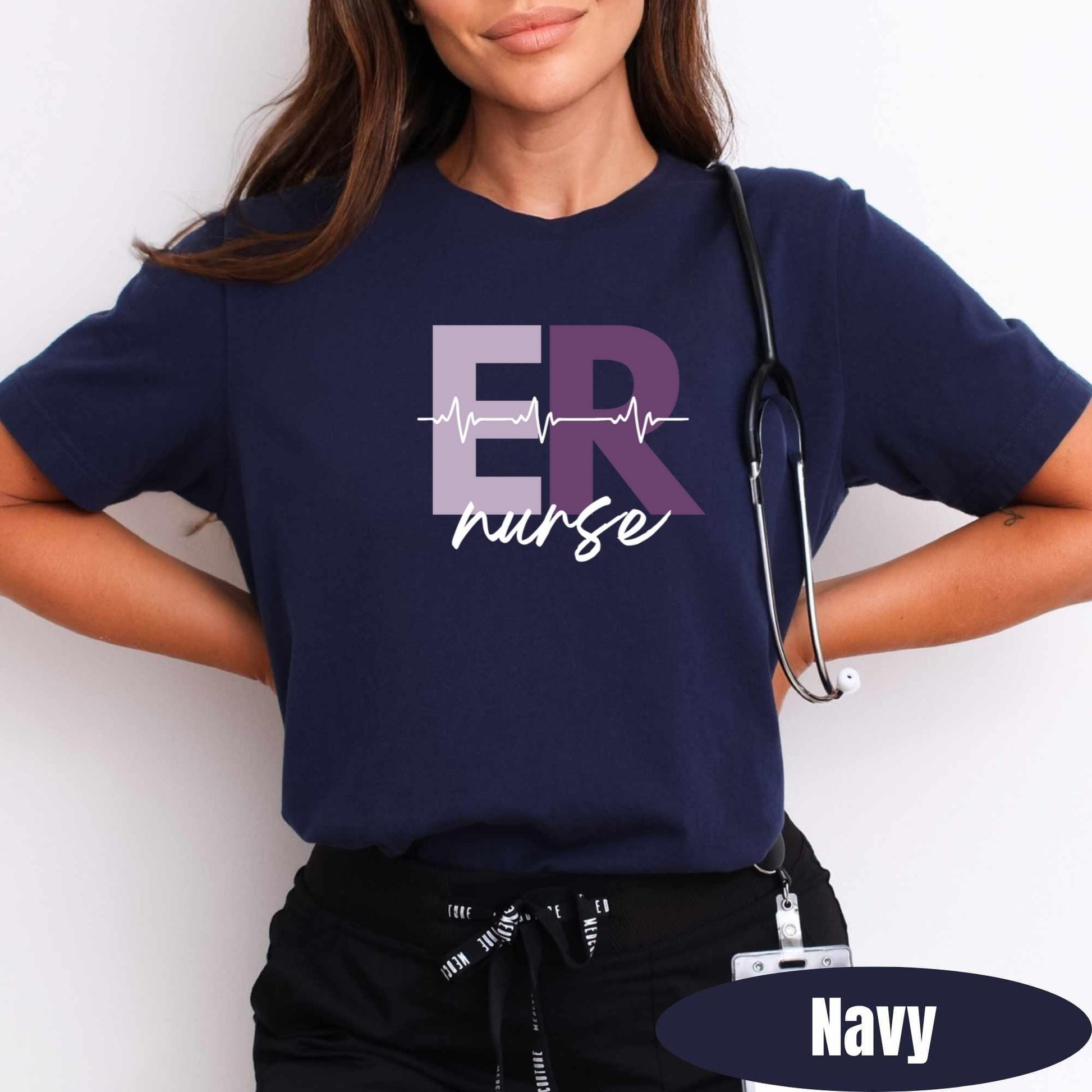 ER Nurse Shirt Emergency Nurse Shirt Emergency Department Emergency Room ED Rn Registered Nurse ER Nurse Gift Graduation